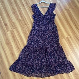Maxi Floral Dress, Size XL